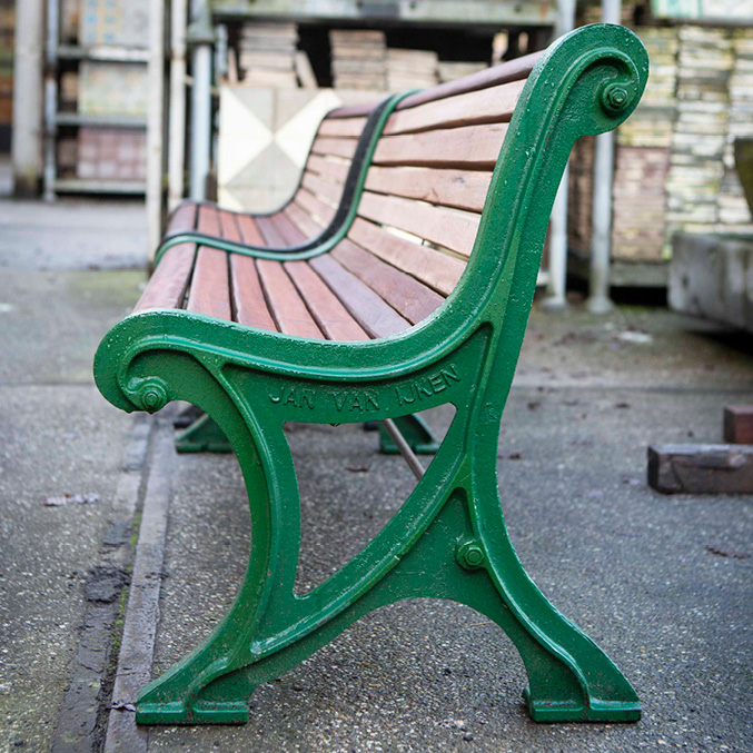 Parkbank banken gietijzer tuinbank bank
