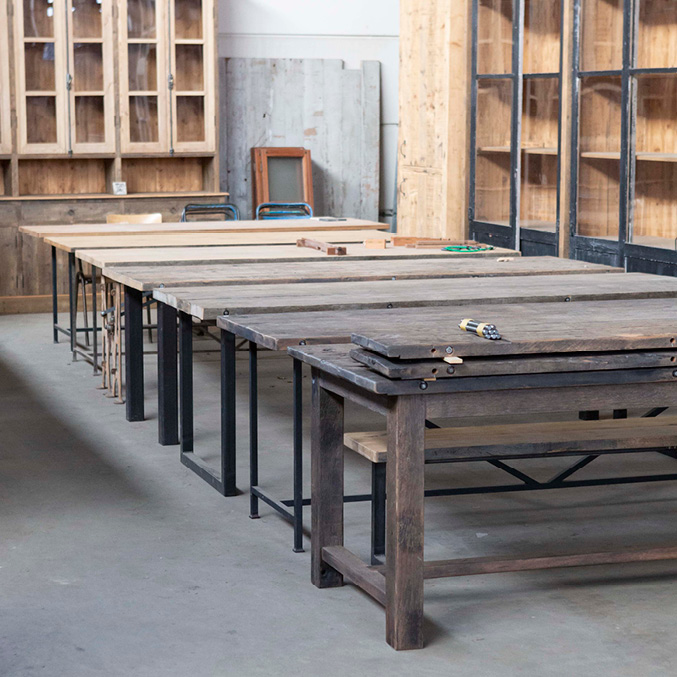 Tafels tafel balkentafel grote tafel tuintafel buitentafel