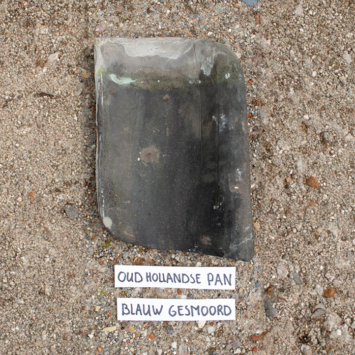 Oud Hollandse Pan Blauw Gesmoord dakpannen oudebouwmaterialen