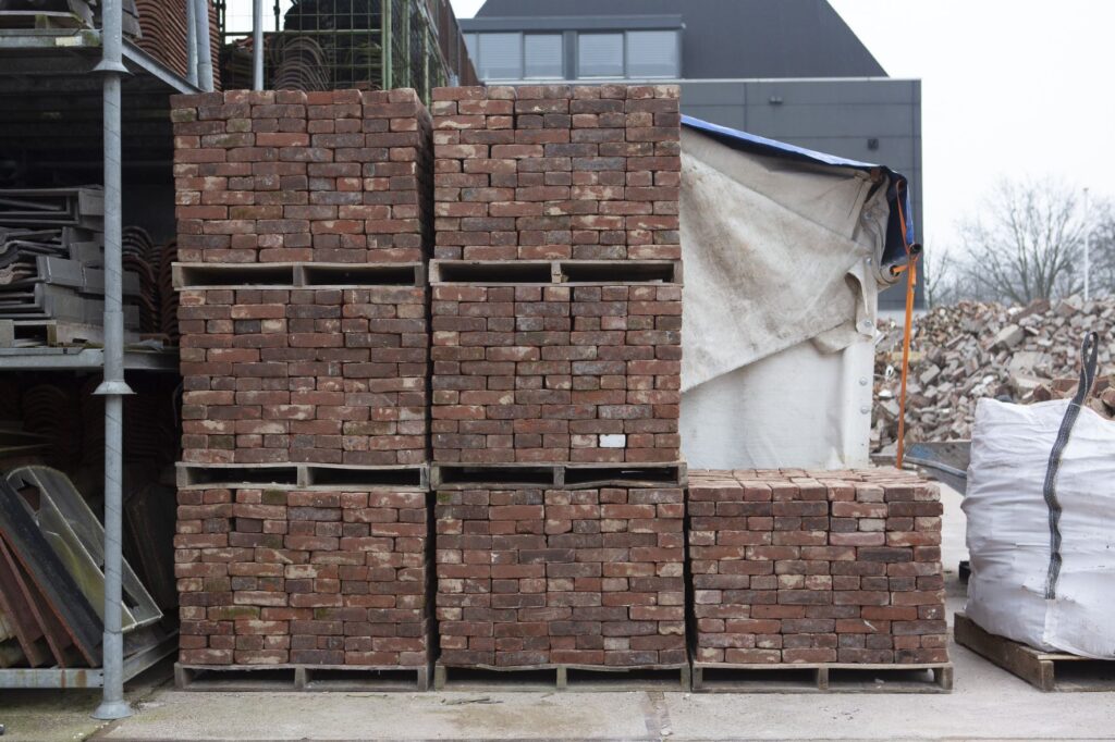 Waalstenen machinaal oude bouwmaterialen waalformaat metselstenen vormbak Waalstenen Machinaal