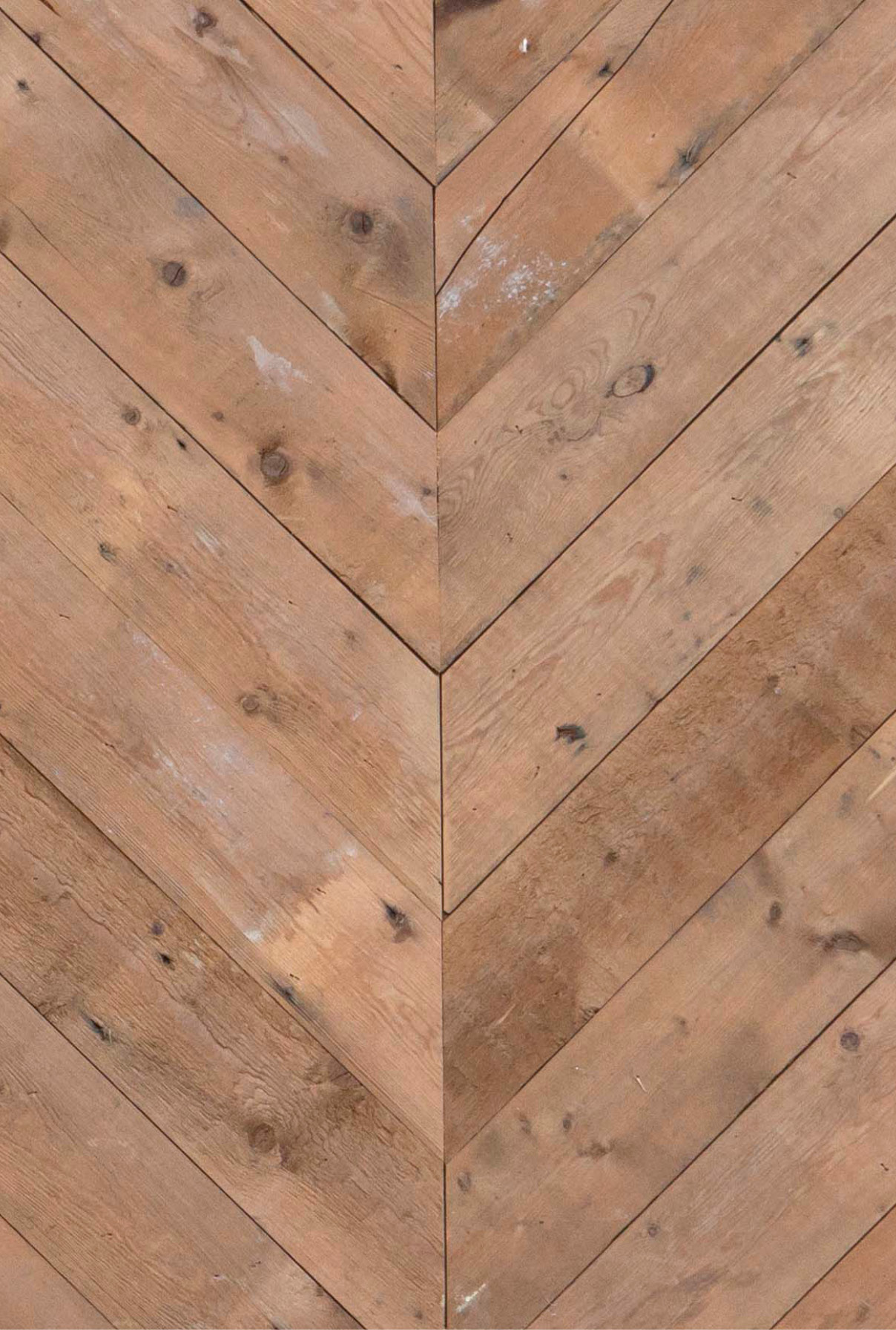 Hongaarse punt Chevron vloer gezaagd oud vloerhout grenen parket Hongaarse punt Chevron vloer gezaagd oud vloerhout grenen parket