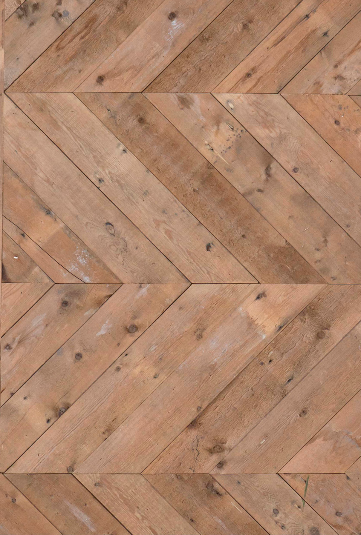 Hongaarse punt Chevron vloer gezaagd oud vloerhout grenen parket Hongaarse punt Chevron vloer gezaagd oud vloerhout grenen parket
