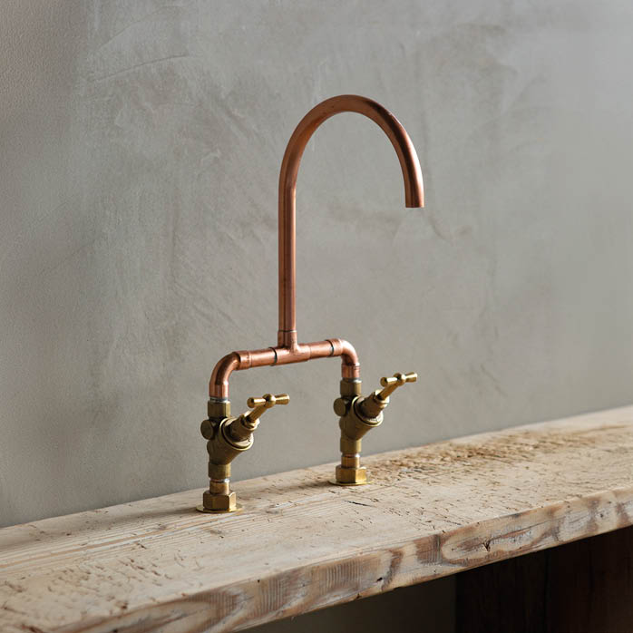mengkraan koperen kraan badkamer keuken waterkraan