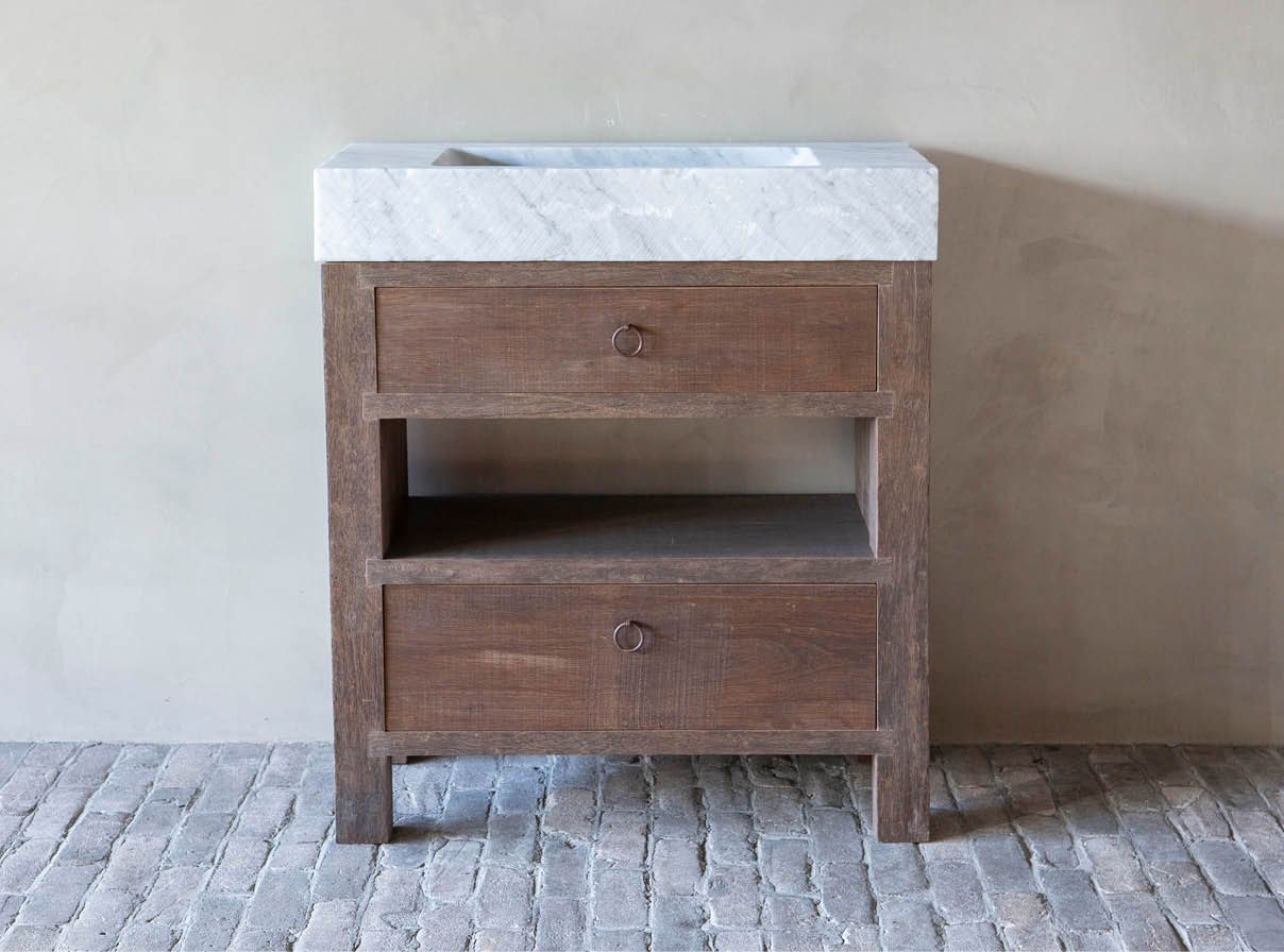 teak houten badkamermeubel badmeubel wastafelmeubel janvanijken teak hout badkamermeubels maatwerk janvanijken wastafelmeubel