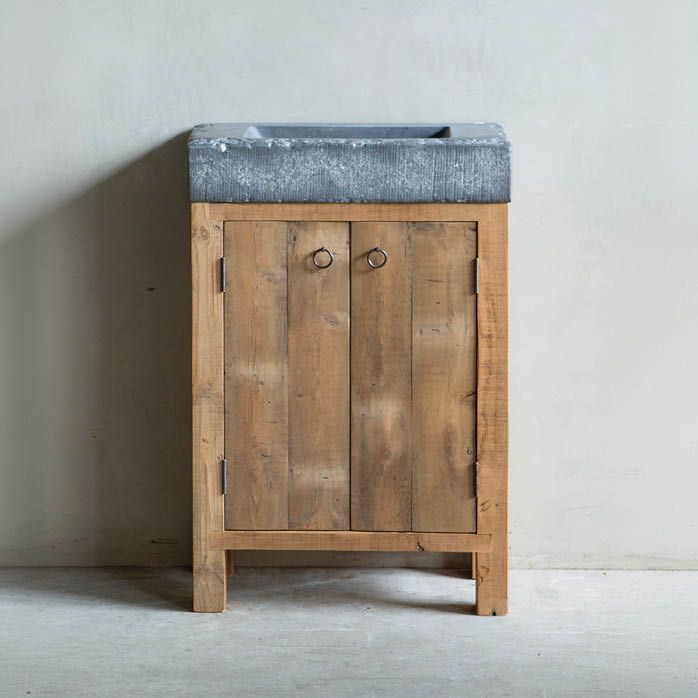 toiletmeubel dakhout oud hout circulair landelijk hergebruik
