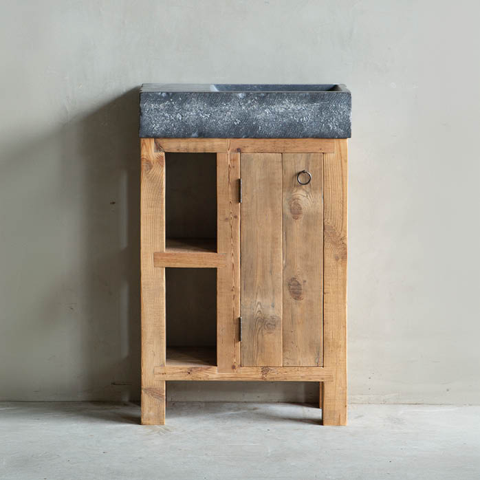 toiletmeubel oud hout balken maatwerk landelijk authentiek