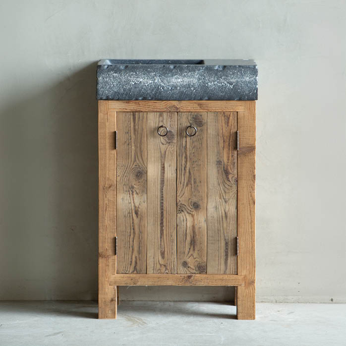 toiletmeubel dakhout oud hout circulair landelijk hergebruik