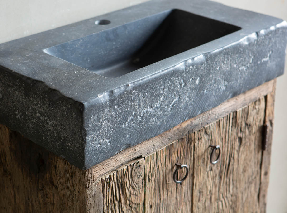 toiletmeubel wagondelen belgisch hardsteen hout rustiek eiken toiletmeubel wagondelen belgisch hardsteen hout rustiek eiken