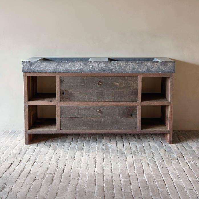 badkamermeubels wagon hardhout wagondelen badkamermeubel ladekast wastafelmeubel hout