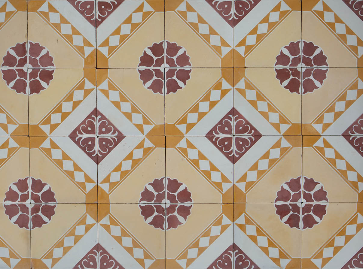 motiefvloer-geborsteld-20×20-voorraad-oudebouwmaterialen-001 Motieftegels - Geborsteld motief