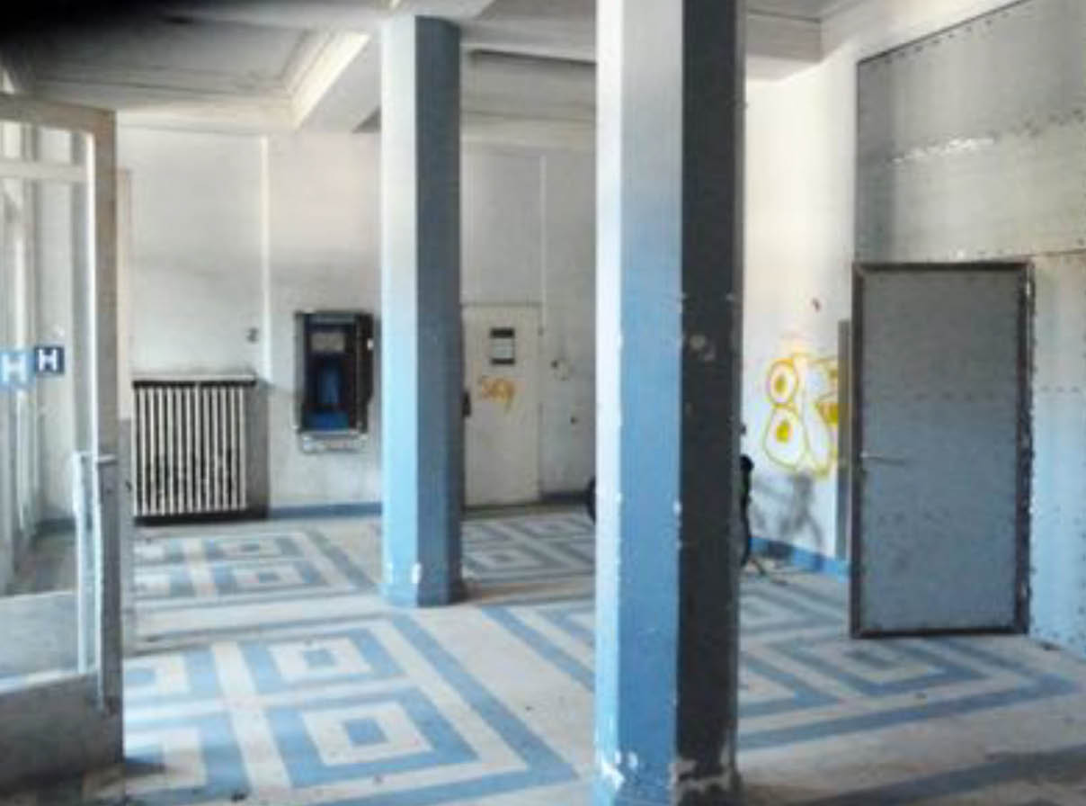 vloertegels-keramisch-tegel-blauw-wit-001 Keramische vloertegels - Ziekenhuis Straatsburg 1925